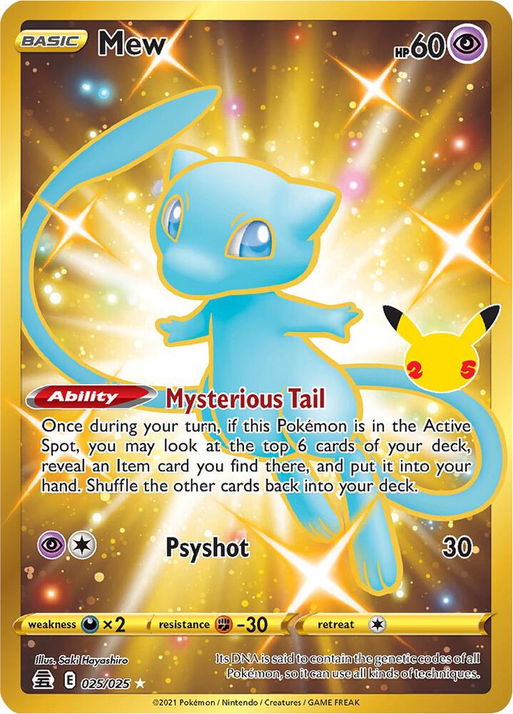Mew 025/025 - Celebrations