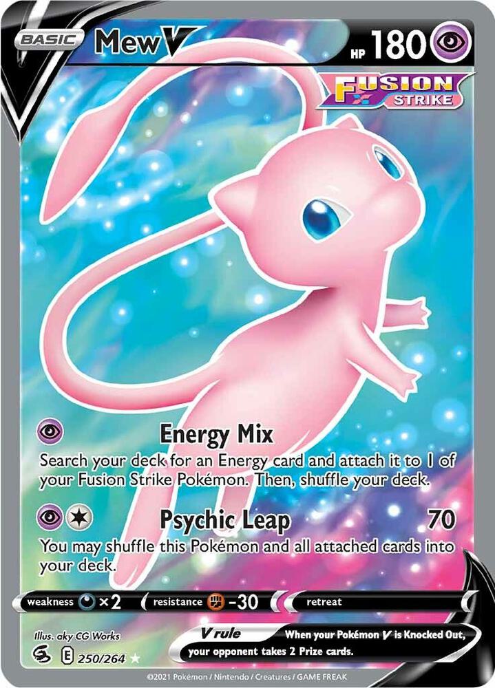 Mew V 250/264 - SWSH: Fusion Strike