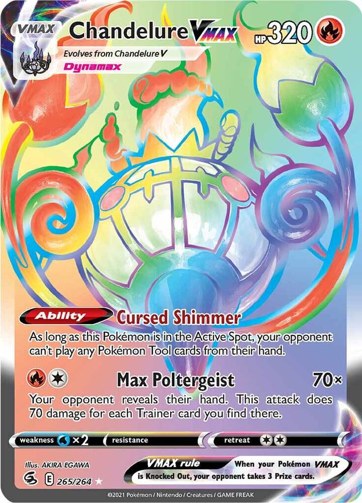Chandelure VMAX 265/264 - SWSH: Fusion Strike