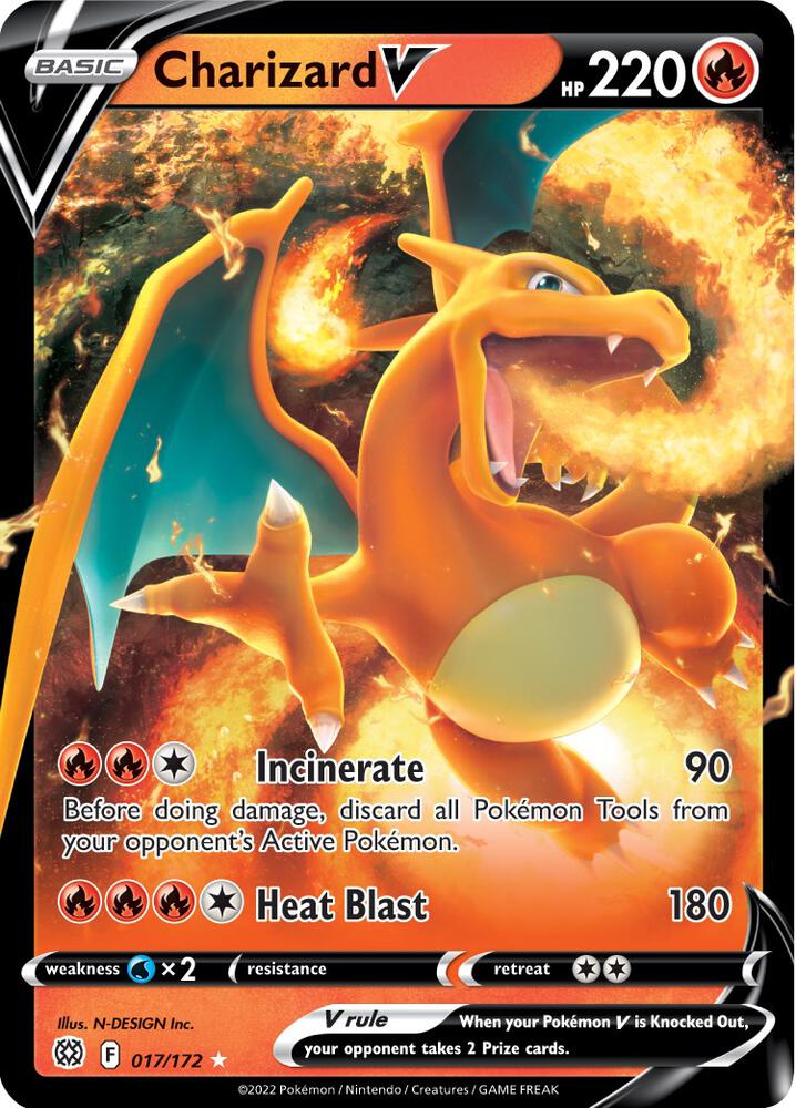 Charizard V 017/172 - SWSH: Brilliant Stars