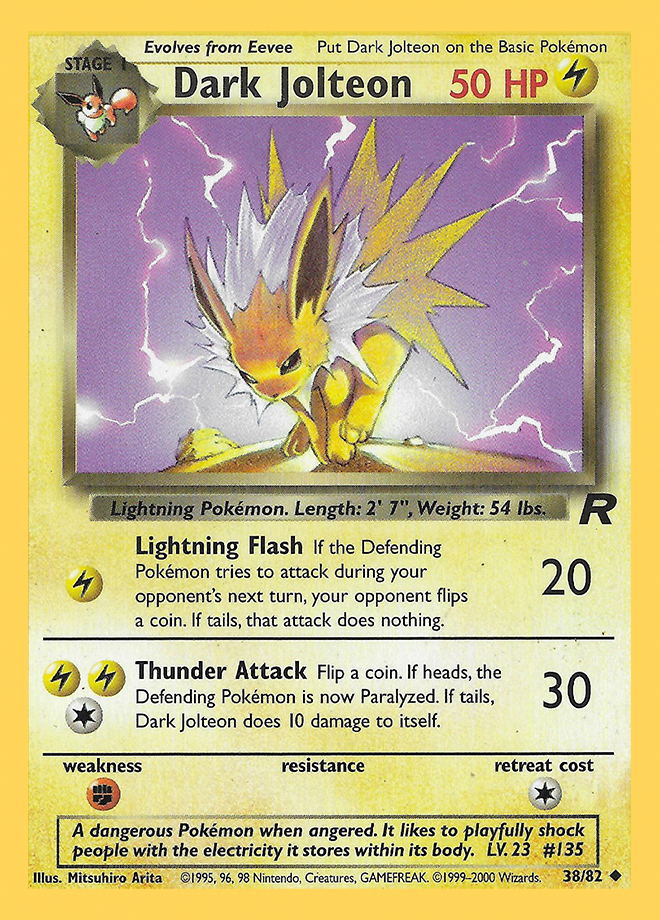 Dark Jolteon 38/82 - Team Rocket