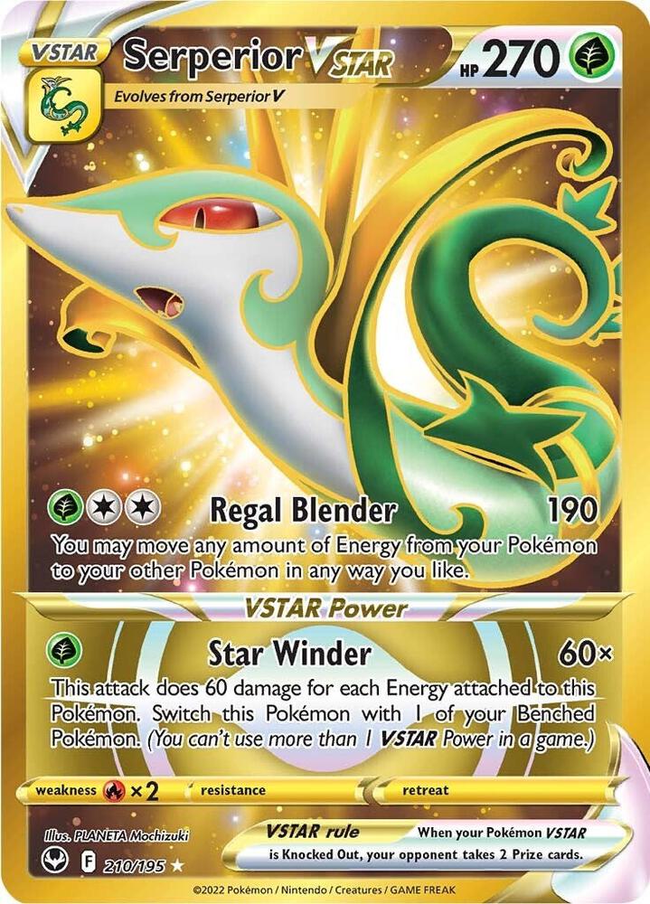 Serperior VSTAR 210/195 - SWSH: Silver Tempest
