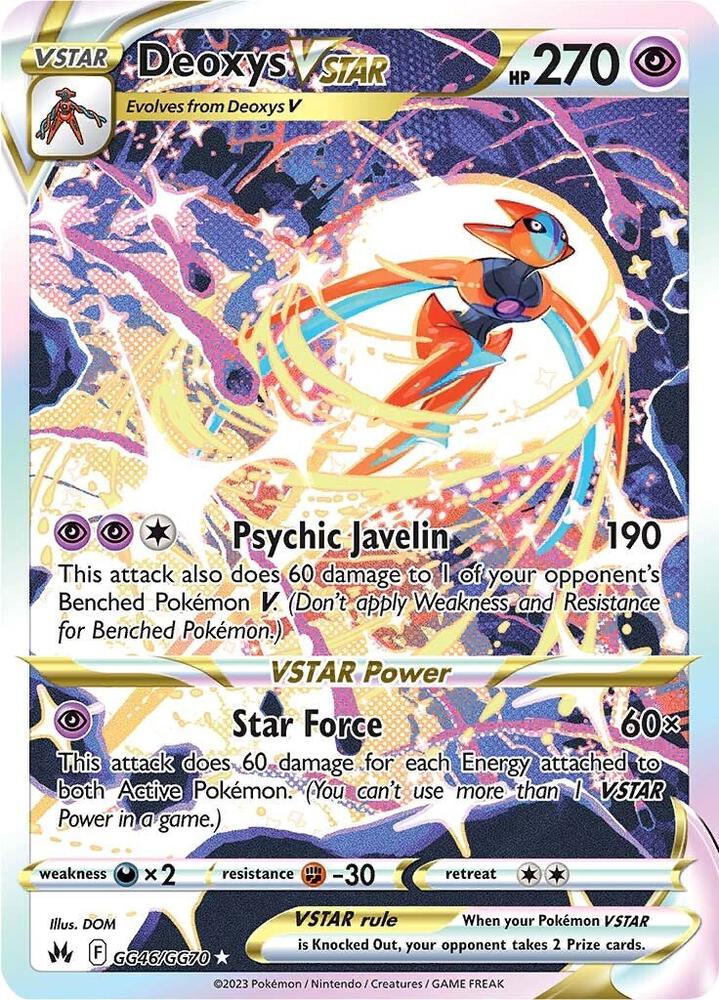 Deoxys VSTAR GG46/GG70 - SWSH: Crown Zenith