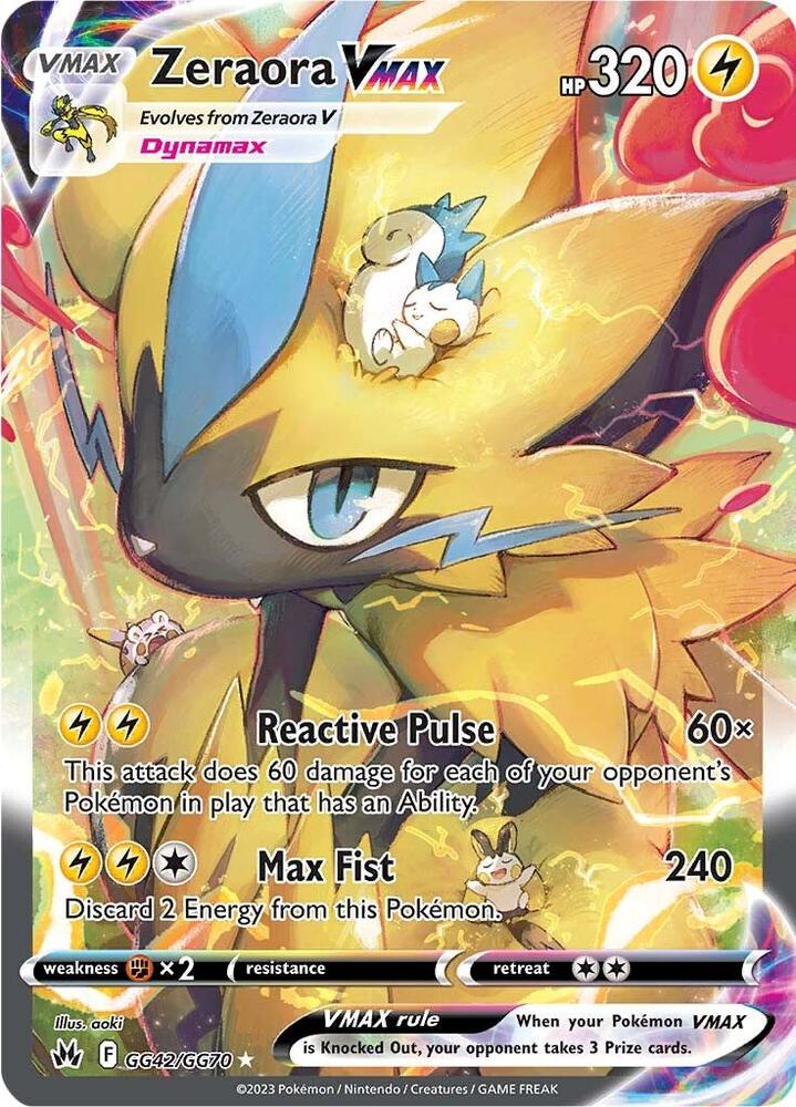 Zeraora VMAX GG42/GG70 - SWSH: Crown Zenith