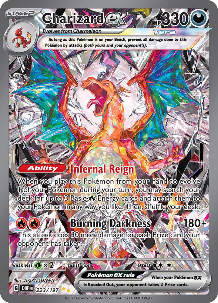 Charizard ex 223/197 - SV: Obsidian Flames
