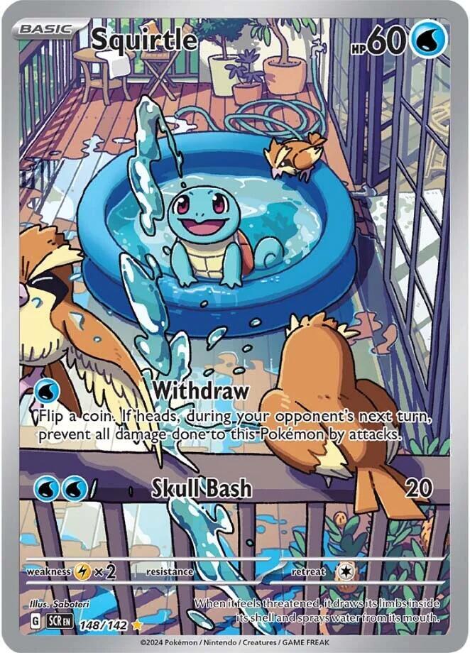 Squirtle 148/142 - SV07: Stellar Crown