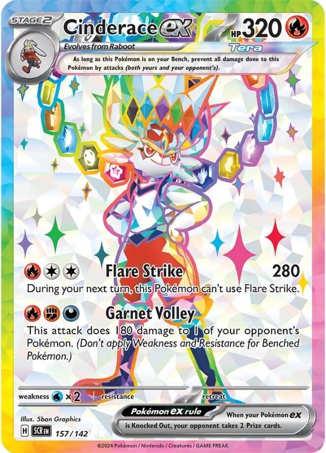 Cinderace ex 157/142 - SV Stellar Crown
