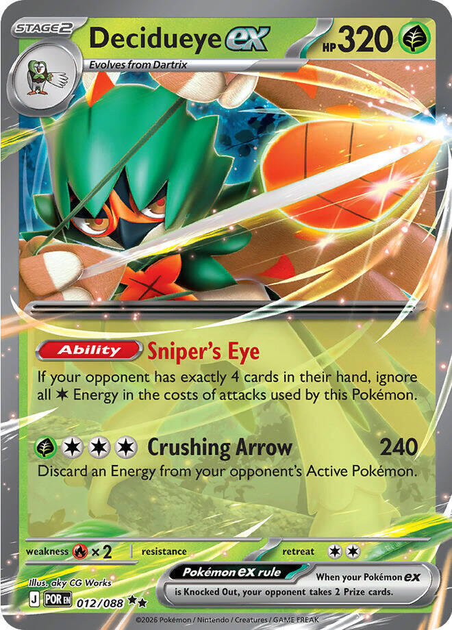 Decidueye ex 012/088 - ME: Perfect Order