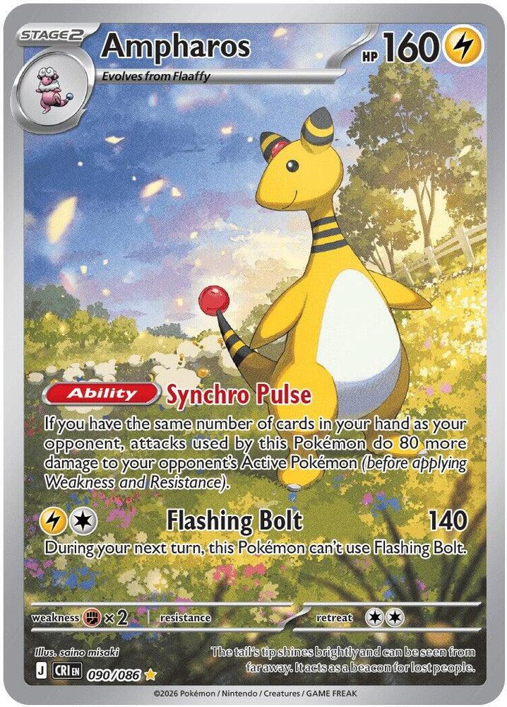 Ampharos 090/086 - ME Chaos Rising