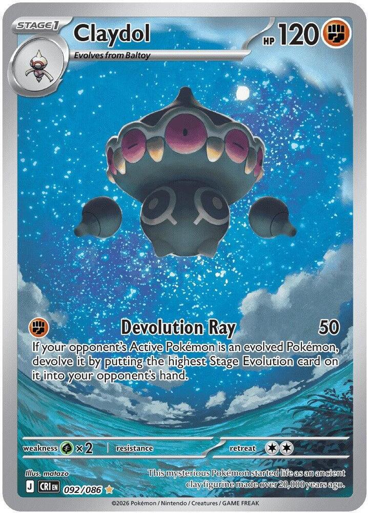 Claydol 092/086 - ME Chaos Rising