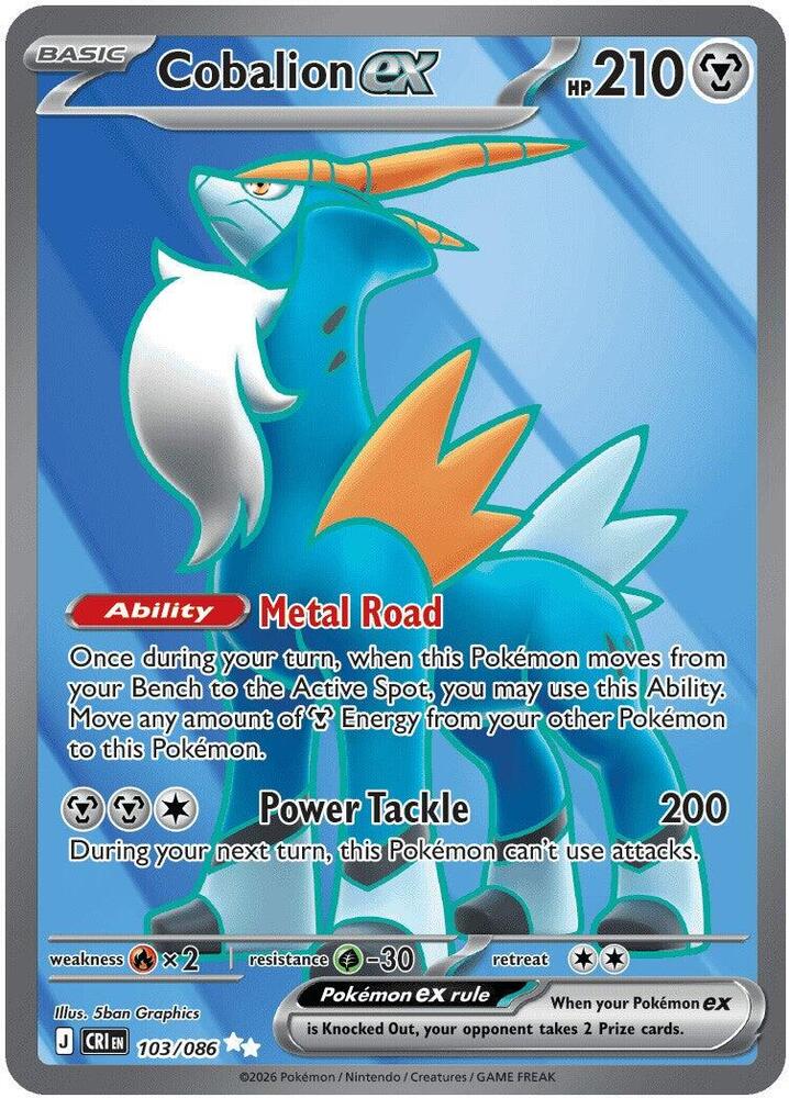 Cobalion ex 103/086 - ME: Chaos Rising