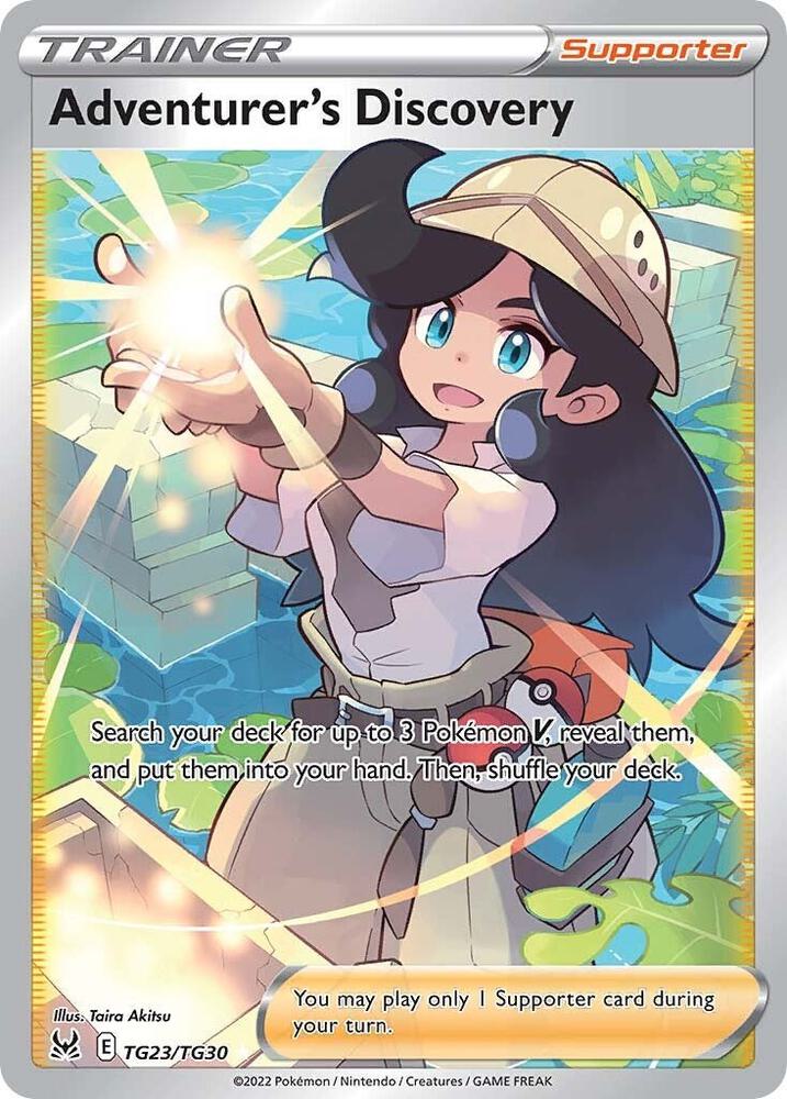 Adventurer's Discovery TG23 - Lost Origins Full Art Trainer Gallery Pokémon kaart kopen - Elite TCG Shop