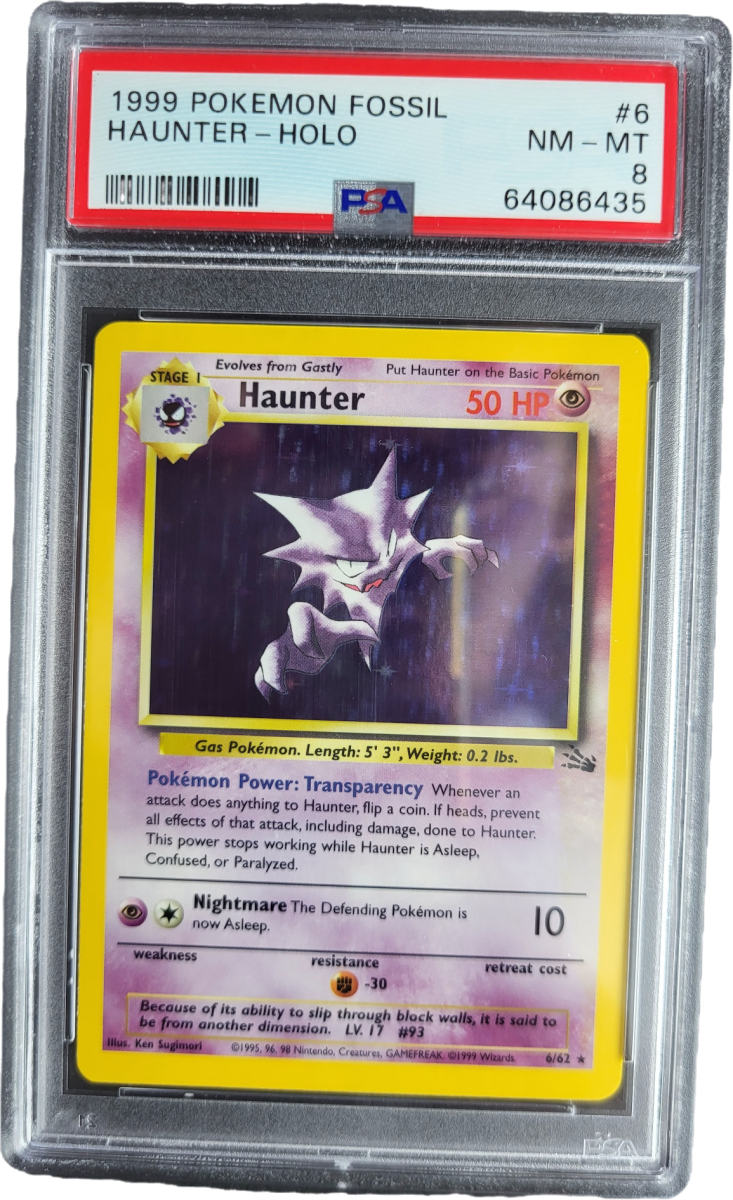 Haunter 6/62 - 1999 Fossil Set Holofoil PSA 8 Pokémon kaart kopen - Elite TCG Shop