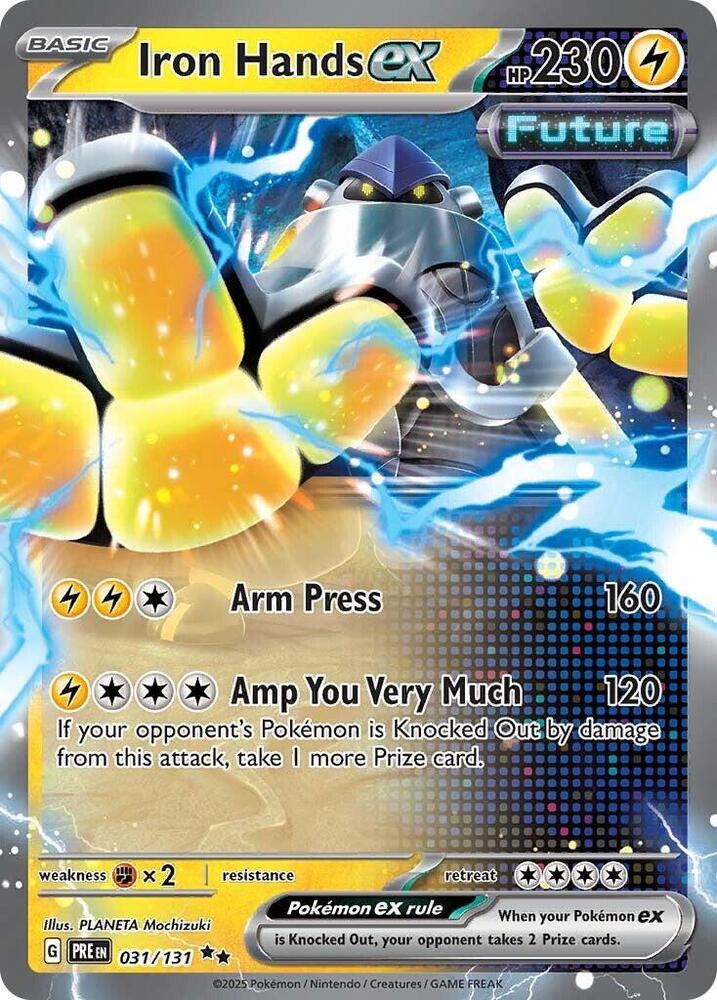 Iron Hands EX 031/131 - SV Prismatic Evolutions Pokémon kaart kopen - Elite TCG Shop