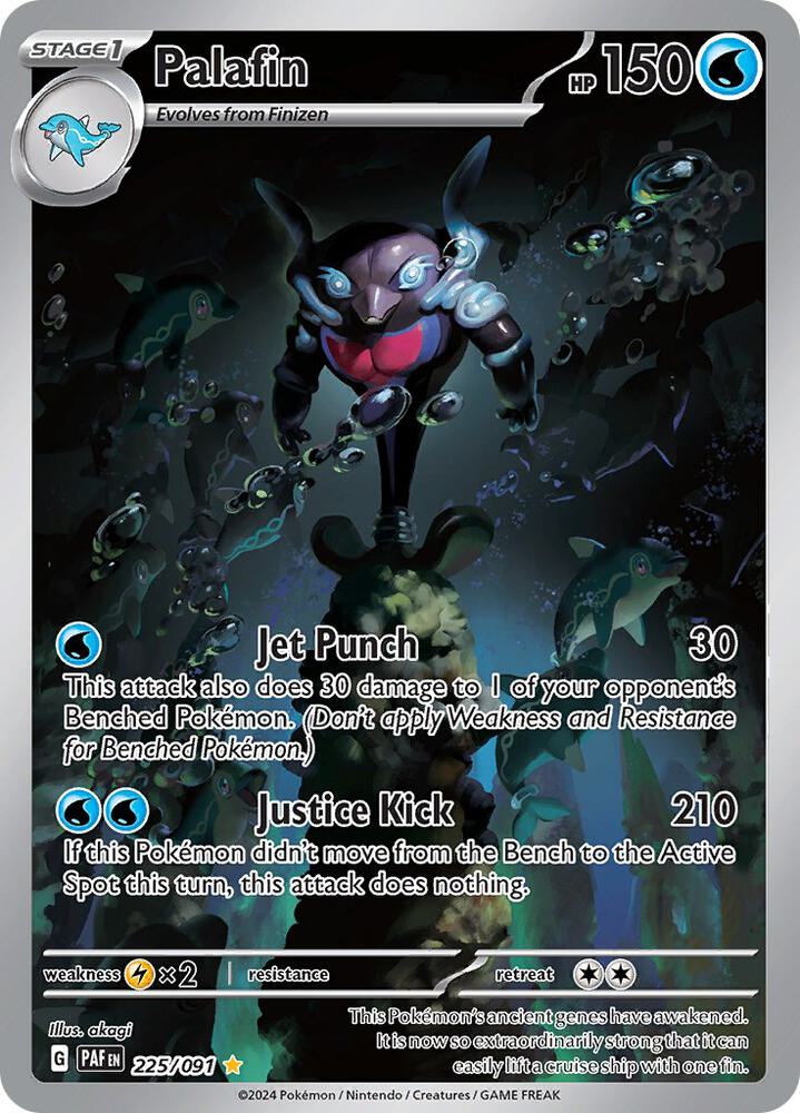 Palafin 225 - Paldean Fates Art Rare Pokémon kaart kopen - Elite TCG Shop