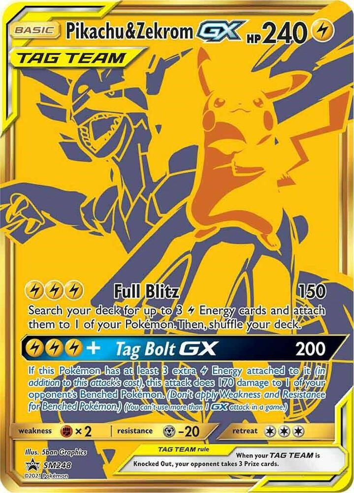Pikachu & Zekrom GX SMP248 - Sun & Moon Promo Pokémon kaart kopen - Elite TCG Shop
