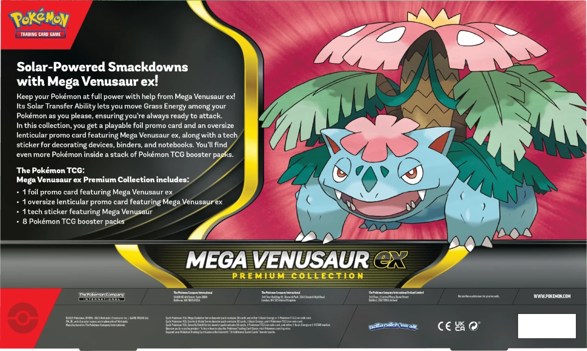 Pokemon Mega Venusaur ex Premium Collection Box Pokémon kaart kopen - Elite TCG Shop