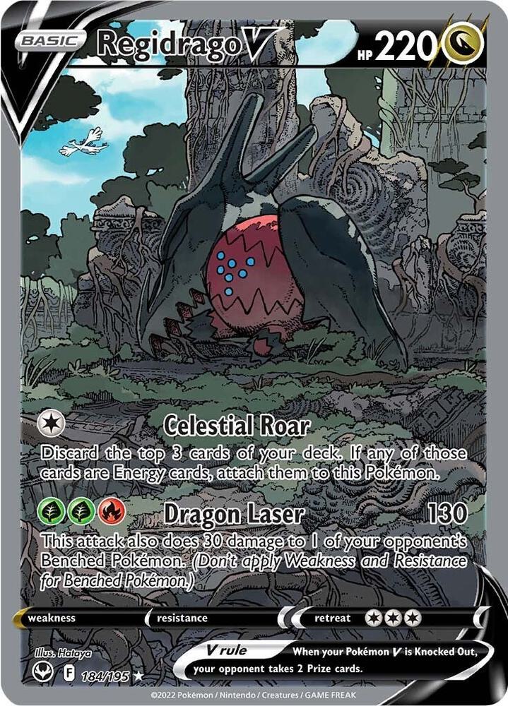 Regidrago V 184/195 - SWSH Silver Tempest Pokémon kaart kopen - Elite TCG Shop