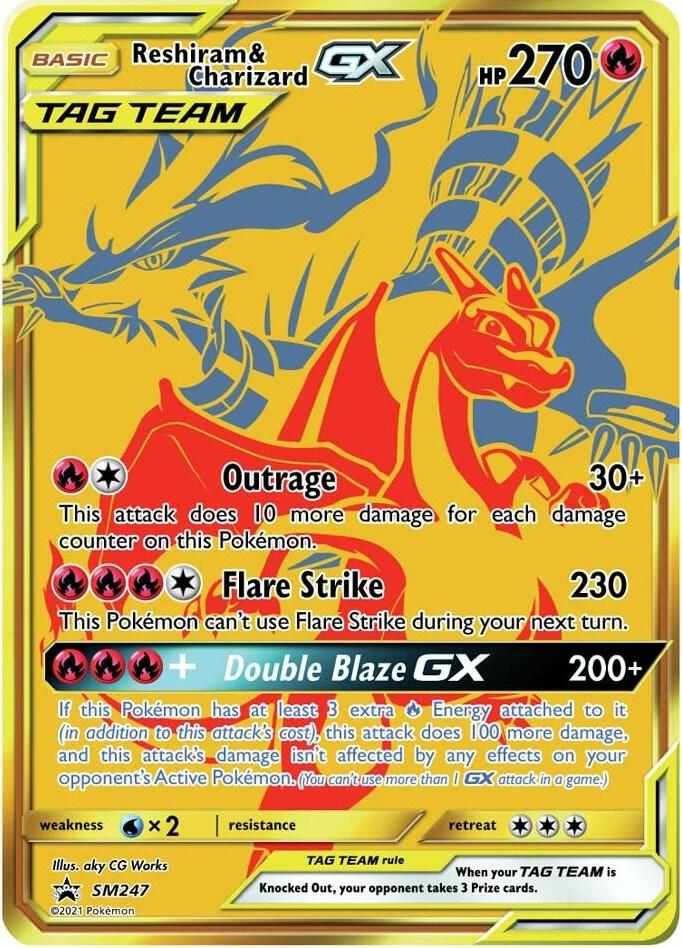 Reshiram & Charizard GX SMP247 - Sun & Moon Promo Pokémon kaart kopen - Elite TCG Shop