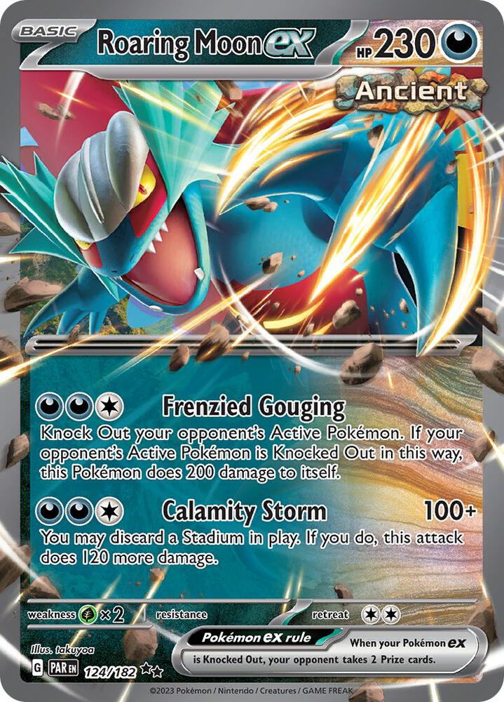 Roaring Moon ex 124/182 - Paradox Rift Pokémon kaart kopen - Elite TCG Shop