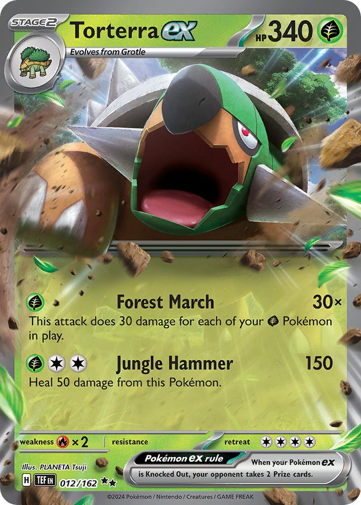 Torterra EX 012 - Temporal Forces Pokémon kaart kopen - Elite TCG Shop
