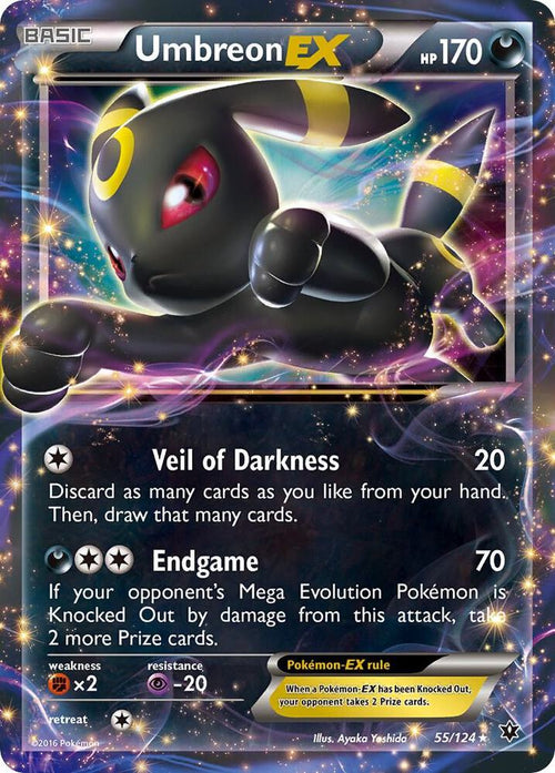 Umbreon EX 55/124 - XY Fates Colide