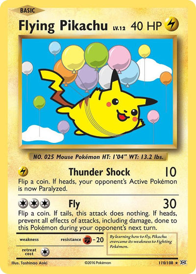 Flying Pikachu 110 - XY - Evolutions