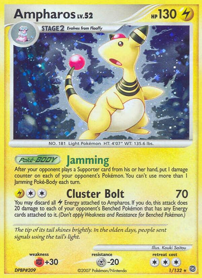Ampharos 1 - Secret Wonders