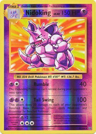 Nidoking Reverse holo 45 - XY - Evolutions