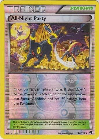 All Night Party 96/122 - XY BreakPoint Reverse Holofoil