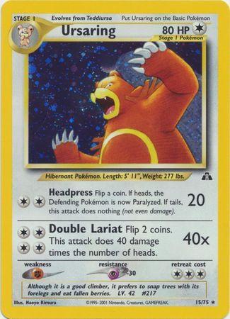 Ursaring 15/75 - Neo Discovery Holofoil