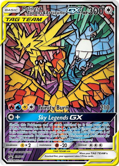 Moltres & Zapdos & Articuno GX  SM210 - Promo