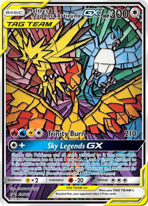 Moltres & Zapdos & Articuno GX  SM210 - Promo