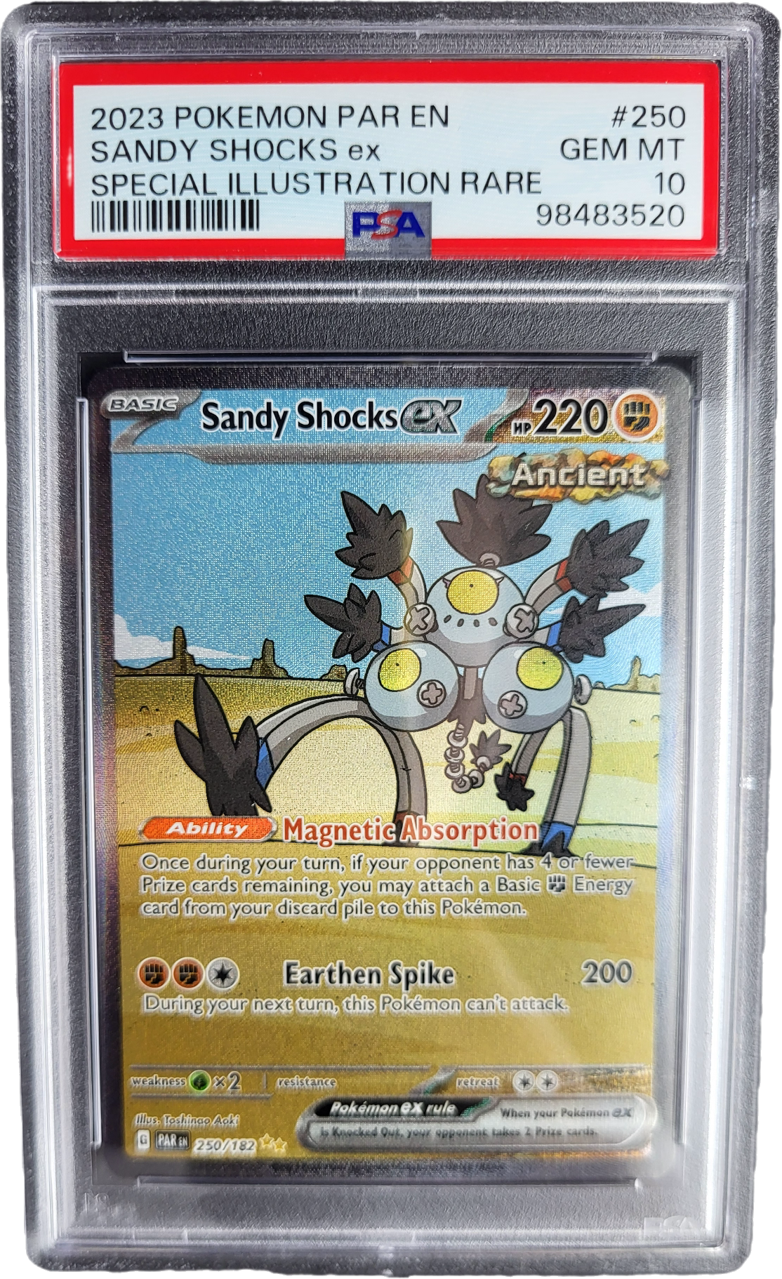Sandy Shocks EX 250/182 - Paradox Rift PSA 10