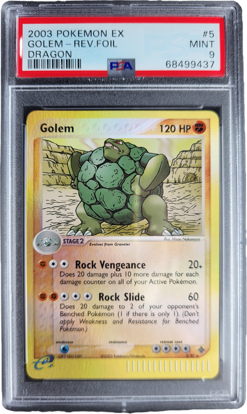 Holem 5/97 - EX Dragon Reverse Holofoil PSA 9