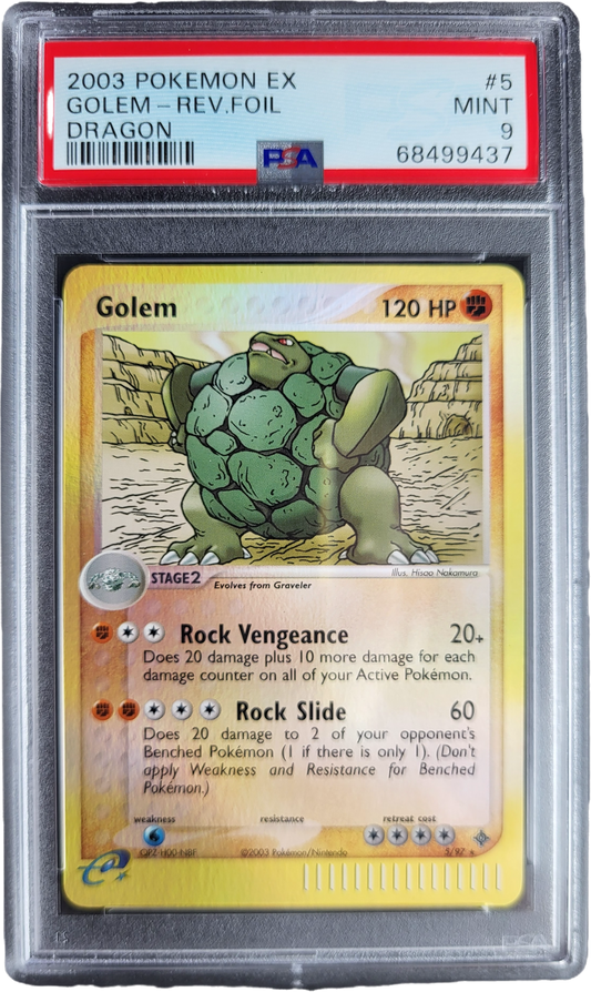 Holem 5/97 - EX Dragon Reverse Holofoil PSA 9