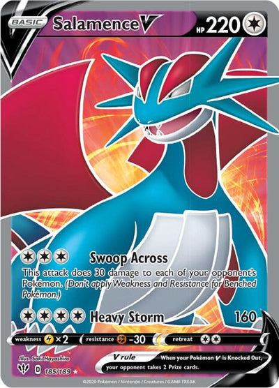 Salamance V 185/189 - Darkness Ablaze Full Art