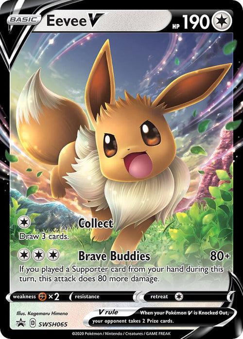 Eevee V SWSH065 - SWSH: Sword & Shield Promo