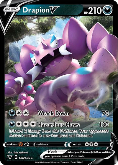 Drapion V 106 - SWSH04: Vivid Voltage