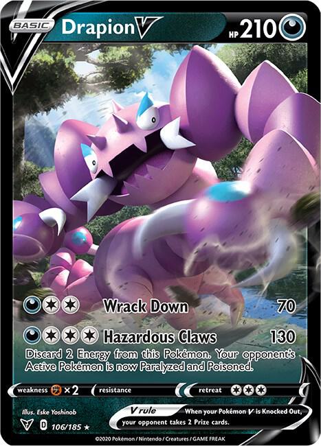 Drapion V 106 - SWSH04: Vivid Voltage