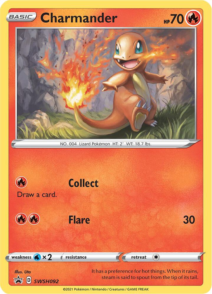 Charmander SWSH092 - SWSH: Sword & Shield Promo