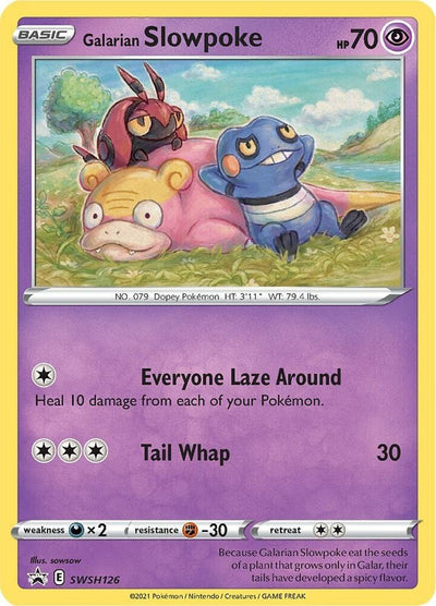 Galarian Slowpoke SWSH126 - SWSH: Sword & Shield Promo