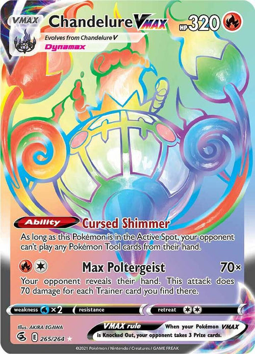 Chandelure VMAX 265/264 - SWSH: Fusion Strike