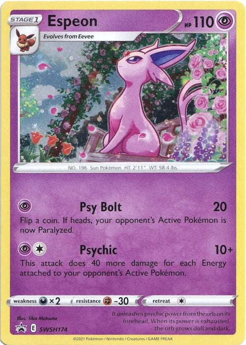 Espeon SWSH174 - SWSH: Sword & Shield Promo
