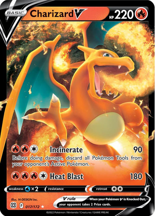 Charizard V 017/172 - SWSH: Brilliant Stars