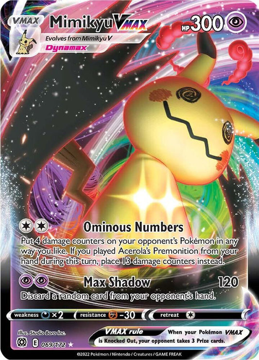 Mimikyu VMAX 069/172 - SWSH: Brilliant Stars
