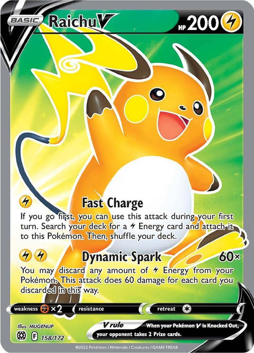 Raichu V 158/172 - SWSH: Brilliant Stars