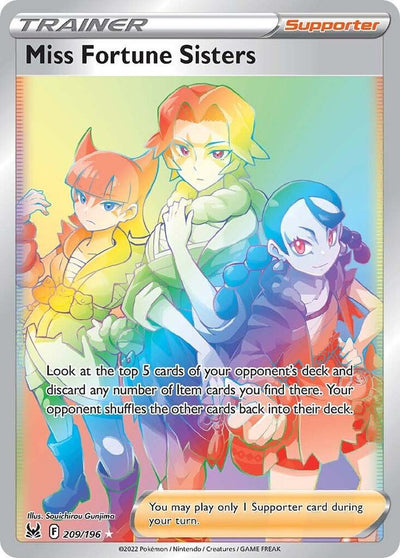 Miss Fortune Sisters 209/196 - SWSH Lost Origin