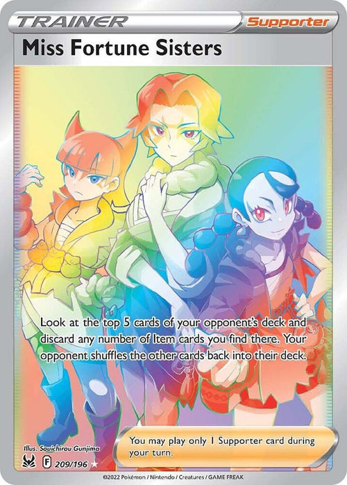 Miss Fortune Sisters 209/196 - SWSH Lost Origin