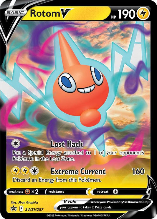 Rotom V SWSH257 - SWSH Sword & Shield Promo Cards